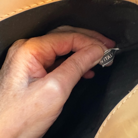 Burberry GUC tote. Beautiful tote with pocket on the front. Couple tiny spots - Picture 8 of 13